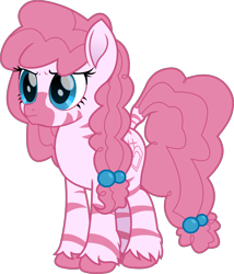 Size: 1490x1737 | Tagged: safe, artist:spookitty, oc, oc:lovey dovey, hybrid, pegasus, pony, zebra, zony, commission, dungeons and dragons, female, hair tie, mare, pathfinder, pen and paper rpg, ponyfinder, potion, rpg, short leg, sitting