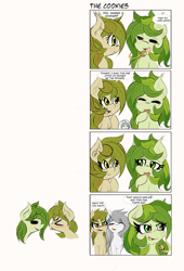 Size: 1500x2200 | Tagged: safe, artist:freefraq, oc, oc only, oc:floraplantpone, oc:flower, oc:lai chi, pony, 4koma, comic, cute