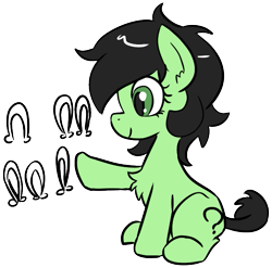 Size: 647x638 | Tagged: safe, artist:lockhe4rt, oc, oc only, oc:anon filly, earth pony, pony, female, filly, loss (meme), simple background, solo, transparent background