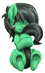 Size: 561x912 | Tagged: safe, artist:lockhe4rt, oc, oc only, oc:anon filly, earth pony, pony, cute, eyes closed, female, filly, hug, simple background, solo, tail, tail hug, transparent background, underhoof