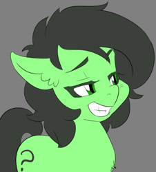 Size: 592x655 | Tagged: safe, artist:lockhe4rt, oc, oc:anon filly, earth pony, pony, anonymous, disney, face, female, filly, image, reaction, smiling, smug