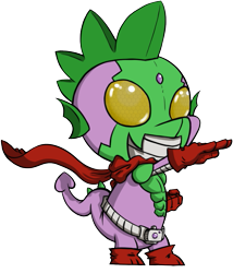 Size: 593x693 | Tagged: safe, artist:raph13th, spike, dragon, kamen rider, male, simple background, solo, transparent background