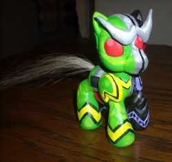 Size: 471x445 | Tagged: artist needed, safe, brushable, custom, irl, kamen rider, kamen rider w, photo, toy