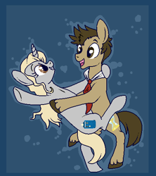 Size: 443x500 | Tagged: safe, artist:lulubell, doctor whooves, adorkable, dancing, doctor who, dork, rose tyler