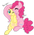 Size: 444x456 | Tagged: safe, artist:lulubell, fluttershy, pinkie pie, earth pony, pegasus, pony, female, flutterpie, lesbian, magical lesbian spawn, offspring, pregnant, shipping, simple background, transparent background