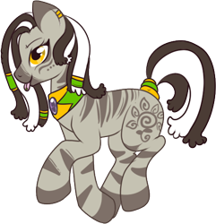 Size: 474x492 | Tagged: safe, artist:lulubell, oc, oc only, zebra, simple background, transparent background