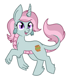 Size: 422x466 | Tagged: safe, artist:lulubell, derpibooru import, dracony, simple background, transparent background