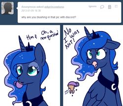 Size: 641x550 | Tagged: safe, artist:lulubell, princess luna, alicorn, pony, ask, askprincessluna, tea, tumblr