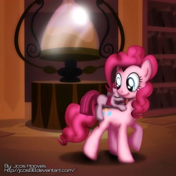 Size: 3696x3696 | Tagged: safe, artist:jcosneverexisted, pinkie pie, earth pony, pony, cute, cuteamena, filly, pinkamena diane pie, self adoption, sleeping, time paradox, younger