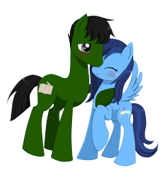 Size: 1468x1500 | Tagged: safe, artist:evomanaphy, oc, oc only, pony, hug