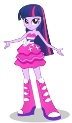 Size: 1458x2500 | Tagged: safe, artist:negasun, twilight sparkle, equestria girls, equestria girls (movie), boots, fall formal outfits, high heel boots, simple background, solo, transparent background, twilight ball dress, vector