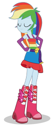 Size: 1042x2500 | Tagged: safe, artist:negasun, rainbow dash, equestria girls, equestria girls (movie), fall formal outfits, simple background, solo, transparent background, vector