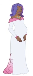 Size: 437x1000 | Tagged: safe, artist:olympic-dames, rarity, human, female, humanized, pregnant, simple background, solo, white background