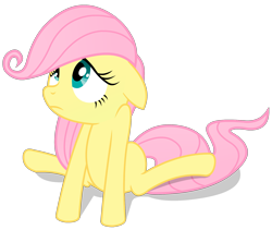 Size: 1979x1667 | Tagged: safe, artist:negasun, fluttershy, pegasus, pony, filly, simple background, solo, transparent background, vector