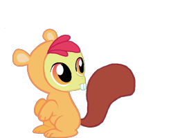 Size: 812x647 | Tagged: safe, artist:mlpfim-bases, artist:starryoak, apple bloom, applebuck, earth pony, pony, clothes, colt, costume, male, rule 63, simple background, solo, squirrel suit, transparent background