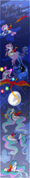 Size: 1200x7000 | Tagged: safe, artist:probablyfakeblonde, nightmare moon, philomena, princess celestia, princess luna, alicorn, phoenix, pony, comic, female, filly, mare, princess, s1 luna