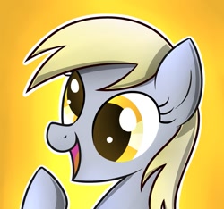 Size: 925x864 | Tagged: safe, artist:heavymetalbronyyeah, derpy hooves, pegasus, pony, cute, derpabetes, female, mare, portrait, solo