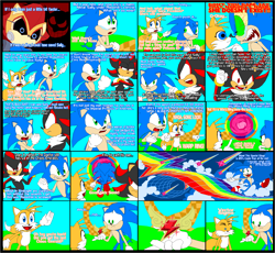Size: 1987x1830 | Tagged: safe, artist:terry, comic, crossover, element of loyalty, elements of harmony, loyalty, mecha sally, sally acorn, satam, sonic the hedgehog, sonic the hedgehog (series), special zone, vector sigma