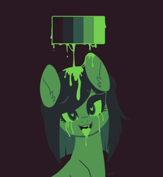 Size: 1200x1300 | Tagged: safe, artist:hawthornss, derpibooru import, pinkie pie, earth pony, pony, bust, dripping, ear fluff, female, green eyes, heart eyes, limited palette, mare, monochrome, open mouth, pinkamena diane pie, solo, tongue out, wingding eyes