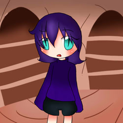 Size: 512x512 | Tagged: safe, artist:pockygirl09, oc, oc only, oc:nyx, human, humanized, solo