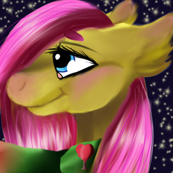 Size: 1730x1730 | Tagged: safe, artist:brainiac, fluttershy, tree hugger, pegasus, pony, cute, female, flutterhugger, icon, implied, lesbian, shipping, solo