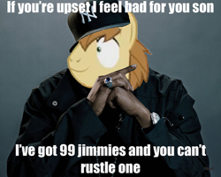 Size: 476x381 | Tagged: artist needed, safe, donut joe, 99 problems, image macro, jay-z, jimmies, solo