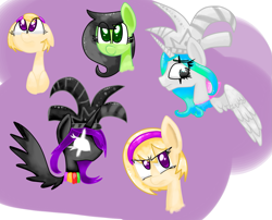 Size: 1339x1083 | Tagged: artist needed, safe, pony, black queen, homestuck, jade harley, ponified, rose lalonde, white queen