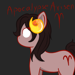 Size: 800x800 | Tagged: safe, artist:rainbowlyic, pony, aradia megido, homestuck, ponified, simple background, solo, who remembers aradia