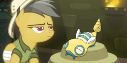 Size: 1738x867 | Tagged: safe, daring do, pegasus, pony, bad treasure, bandage, dunsparce, exploitable meme, female, johto pokémon, mare, meme, normal type pokémon, pokémon, pokémon gold and silver