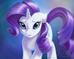 Size: 750x600 | Tagged: safe, artist:laurenmagpie, rarity, pony, unicorn, abstract background, crying, female, floppy ears, mare, sad, solo