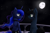 Size: 1280x853 | Tagged: safe, artist:marsminer, princess luna, oc, oc:midnight song, alicorn, pony, balcony, canon x oc, commission, love, moon, night, shipping, stars