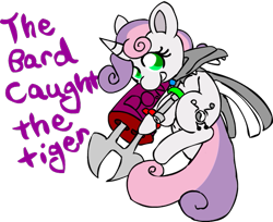 Size: 567x463 | Tagged: safe, artist:cotton, sweetie belle, pony, unicorn, female, filly, god tier, god tiers, gun, hero of space, homestuck, simple background, solo, transparent background