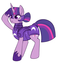 Size: 420x445 | Tagged: safe, artist:lulubell, twilight sparkle, armor, salute, simple background, solo, transparent background