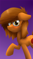 Size: 988x1752 | Tagged: safe, artist:marsminer, oc, oc only, oc:venus spring, pony, female, mare, mobile, solo, wallpaper