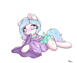 Size: 1650x1350 | Tagged: safe, artist:alasou, derpibooru import, oc, oc only, bat pony, pony, bat pony oc, blanket, clothes, commission, cute, female, hoodie, mare, ocbetes, simple background, solo, sweater, transparent background, ych result