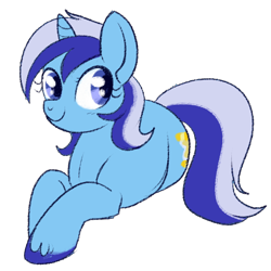 Size: 512x512 | Tagged: safe, artist:lulubell, minuette, colored sketch, simple background, solo, transparent background