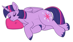 Size: 700x399 | Tagged: safe, artist:lulubell, twilight sparkle, twilight sparkle (alicorn), alicorn, pony, belly, female, mama twilight, mare, pregnant, simple background, sleeping, solo, transparent background