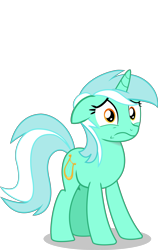 Size: 6990x11033 | Tagged: safe, derpibooru exclusive, derpibooru import, lyra heartstrings, pony, unicorn, rock solid friendship, absurd resolution, female, floppy ears, mare, nervous, shocked, simple background, solo, transparent background, vector