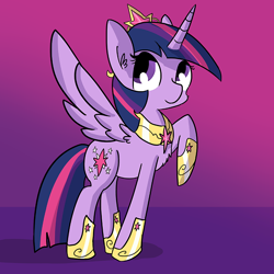 Size: 806x806 | Tagged: safe, artist:tjpones, twilight sparkle, twilight sparkle (alicorn), alicorn, pony, female, mare, solo