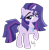 Size: 401x408 | Tagged: safe, artist:mintoria, derpibooru import, oc, oc only, pony, unicorn, female, jewelry, magical lesbian spawn, mare, necklace, offspring, parent:rarity, parent:twilight sparkle, parents:rarilight, pearl necklace, simple background, solo, transparent background