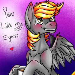 Size: 1024x1024 | Tagged: safe, artist:brainiac, derpy hooves, bust, coffee, crying, cute, derp, ditsy doo, food, muffin, solo, text