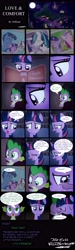 Size: 2199x7325 | Tagged: safe, artist:willisninety-six, night light, princess cadance, shining armor, spike, twilight sparkle, twilight velvet, alicorn, dragon, pony, unicorn, comic, crying, female, golden oaks library, homesick, male, mare, night, photo album