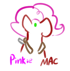 Size: 297x302 | Tagged: safe, artist:tjpones, big macintosh, pinkie pie, pony, fusion, pinkiemac(fusion), solo