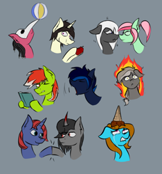 Size: 2104x2248 | Tagged: safe, artist:marsminer, oc, oc only, oc:diamond breeze, boop, crying, eating, fire, food, ice cream, noseboop, reading, requests, screaming