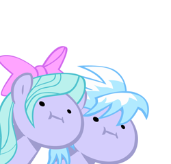 Size: 908x869 | Tagged: safe, artist:haloreplicas, artist:the guy that does the reaction face vectors, cloudchaser, flitter, /mlp/, reaction, wut face