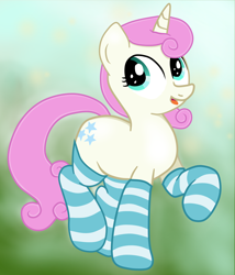 Size: 2310x2700 | Tagged: safe, artist:an-tonio, artist:lord waite, twinkleshine, clothes, colored, socks, solo, striped socks