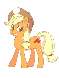 Size: 3000x4000 | Tagged: safe, artist:haibaratomoe, derpibooru import, applejack, earth pony, pony, cute, eye clipping through hair, female, jackabetes, mare, simple background, solo, white background