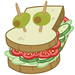 Size: 5000x5000 | Tagged: safe, artist:birthofthepheonix, a canterlot wedding, absurd resolution, sandwich, sandwich armor, simple background, transparent background, vector