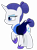 Size: 2800x3800 | Tagged: safe, artist:emera33, rarity, pony, unicorn, the cutie re-mark, alternate timeline, armor, clothes, night maid rarity, nightmare takeover timeline, raised hoof, simple background, solo