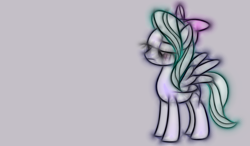 Size: 1700x992 | Tagged: safe, artist:xangerx, flitter, pegasus, pony, female, hair bow, mare, smiling, wallpaper, wings